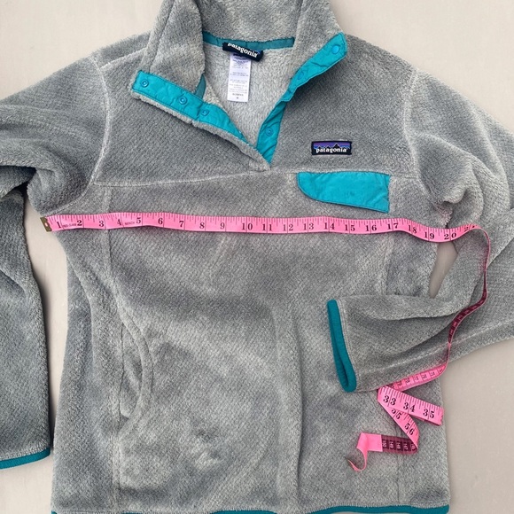 Patagonia Snap-T Fleece Gray Pullover Sweater M - Picture 4 of 6